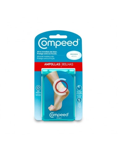 COMPEED AMPOLLAS HIDROCOLOIDE T- MED 5 UDS