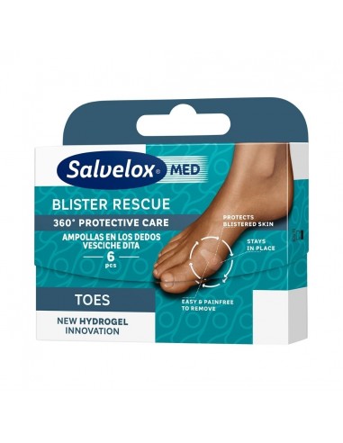 SALVELOX MED BLIS RESCUE TOES AMPOLLAS 6